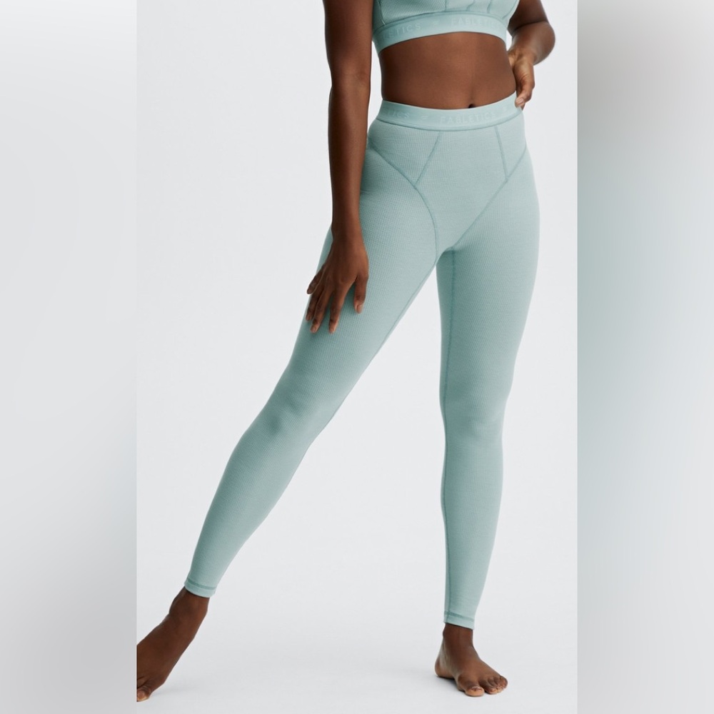 Fabletics Waffle High-Waisted Legging- size small